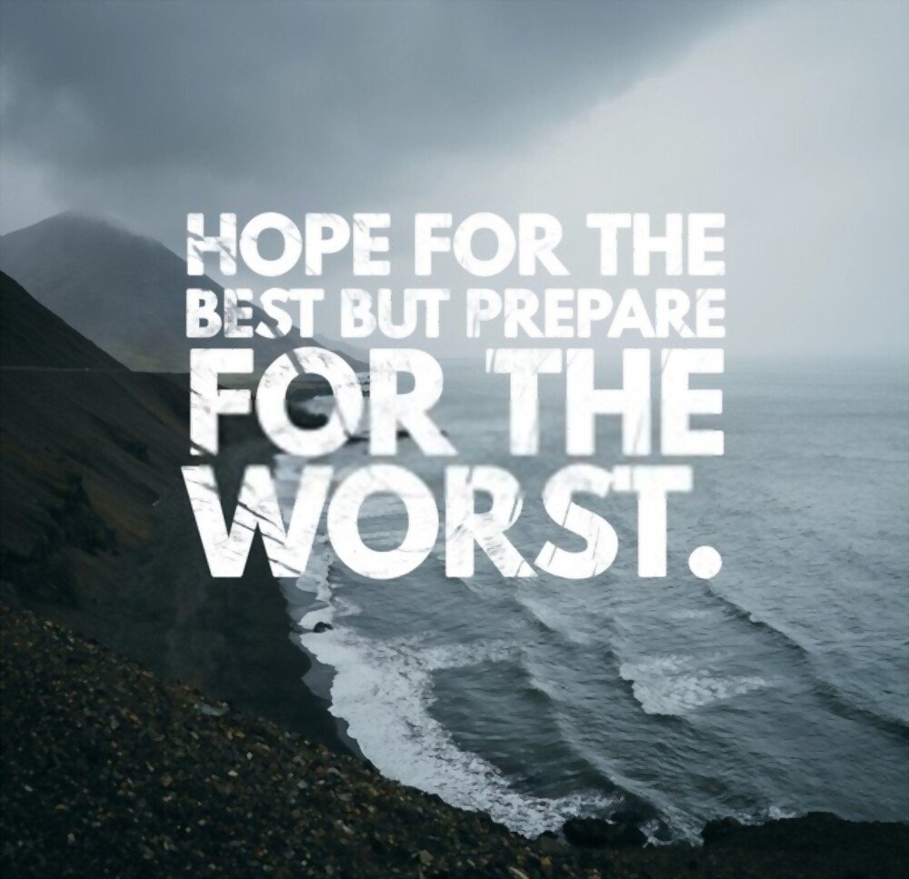 hope for the best but prepare for the worst (2)