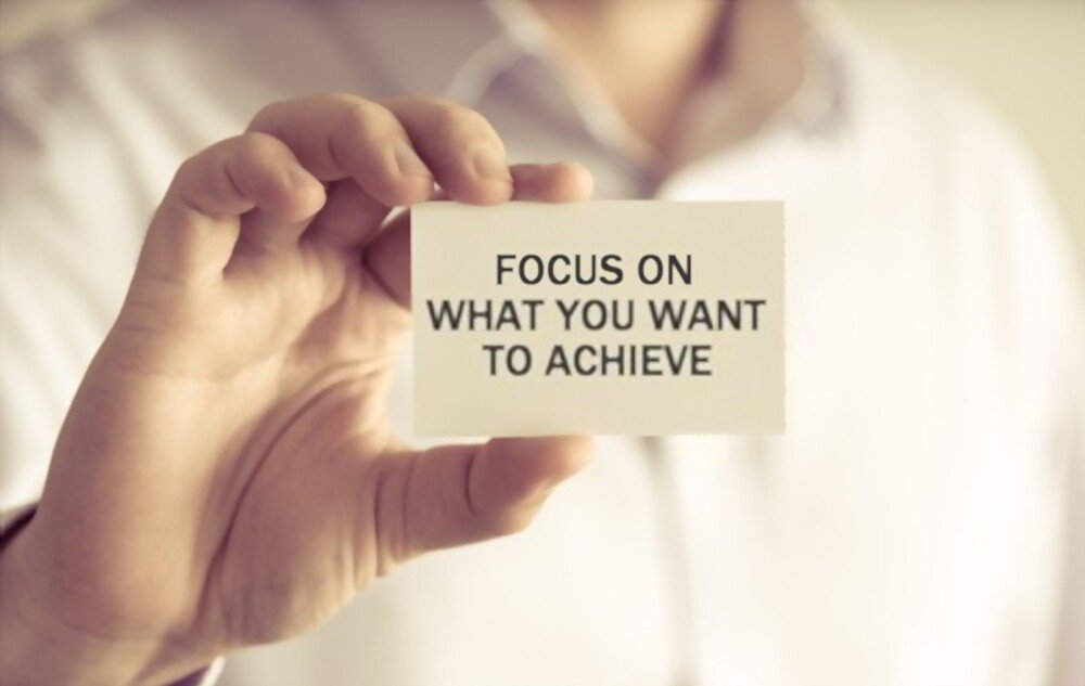 focus on what you want in life