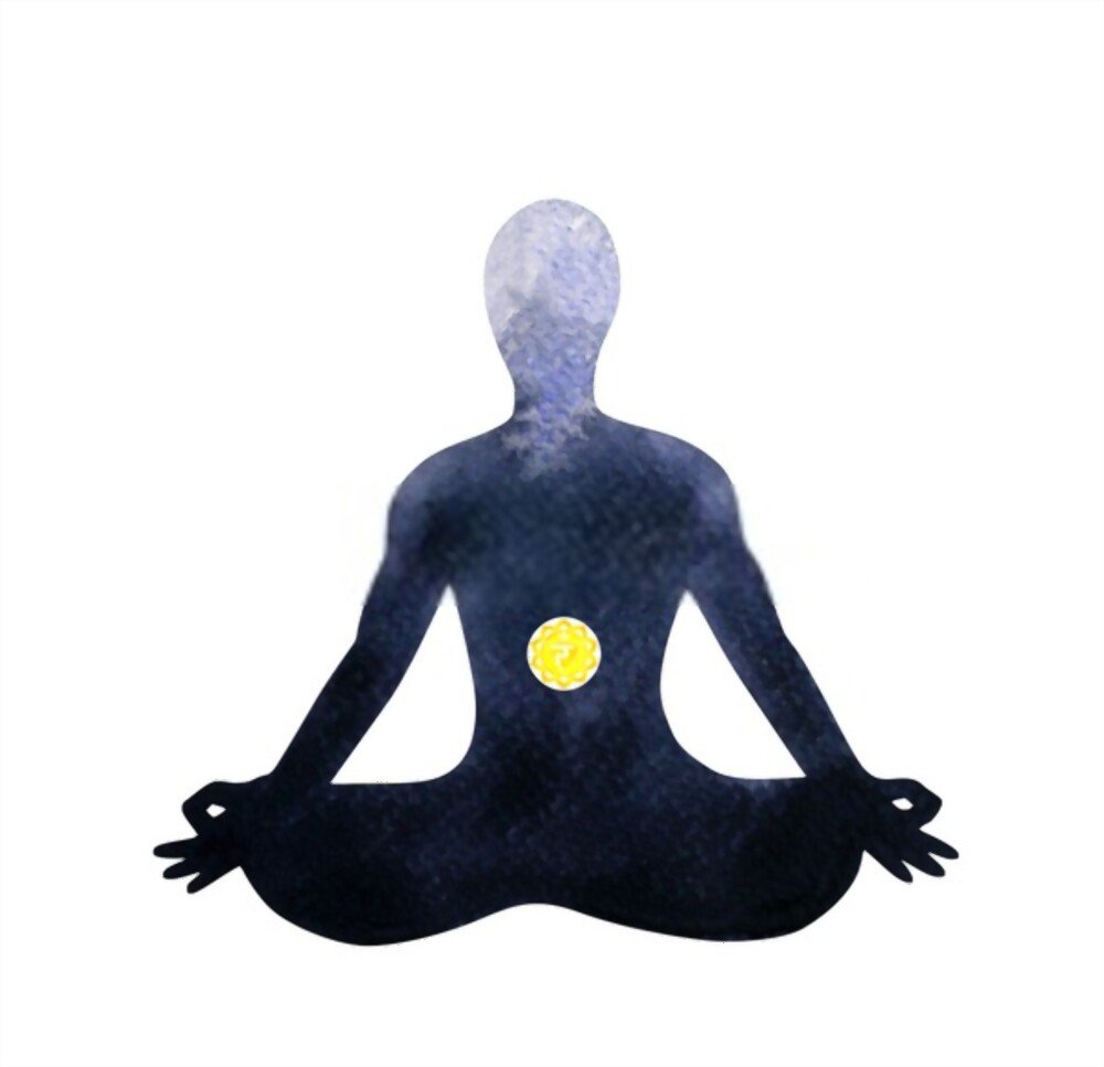 The Solar Plexus Chakra (Manipura) resides in the lower belly, behind the stomach, and above the pubic bone and has a lot to do with your sense of self-worth and personal aut