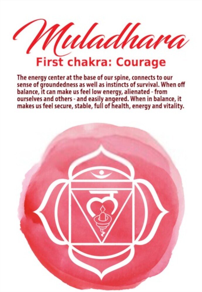 root chakra, or Muladhara in Sanskrit