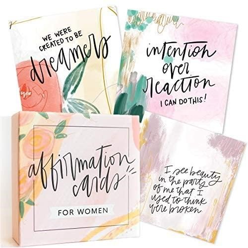 Beautifully Illustrated Positive Affirmation Cards