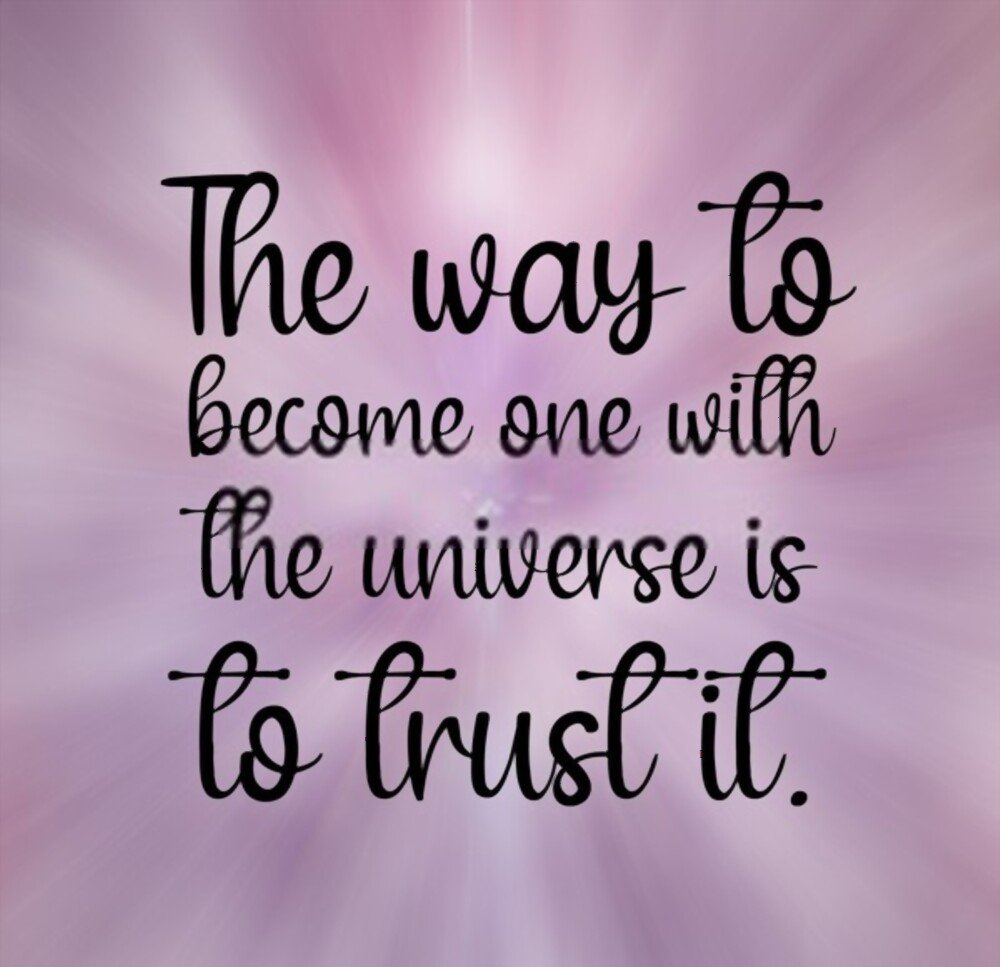 Affirmations for trusting the universe