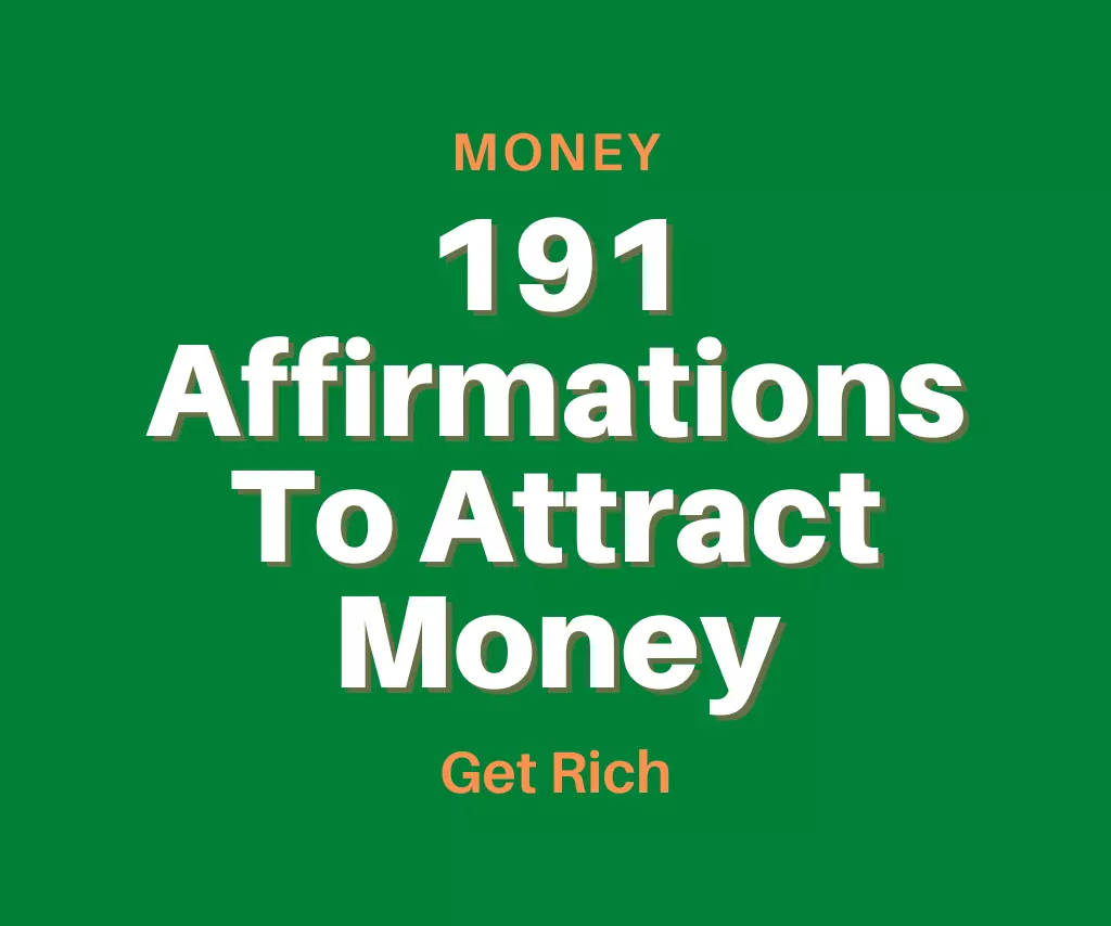 this is the thumbnail for the article about Affirmations To attract Money