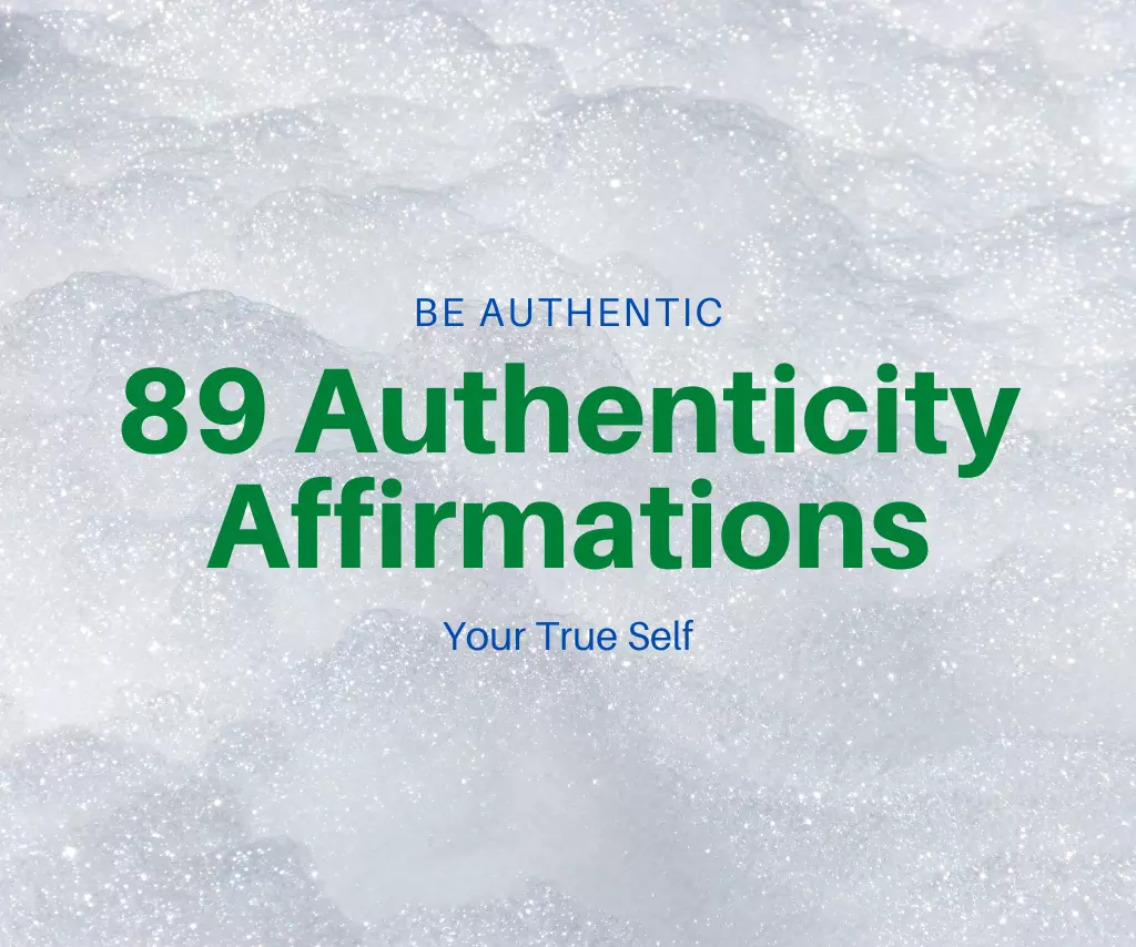 this is the thumbnail about the authenticity affirmations