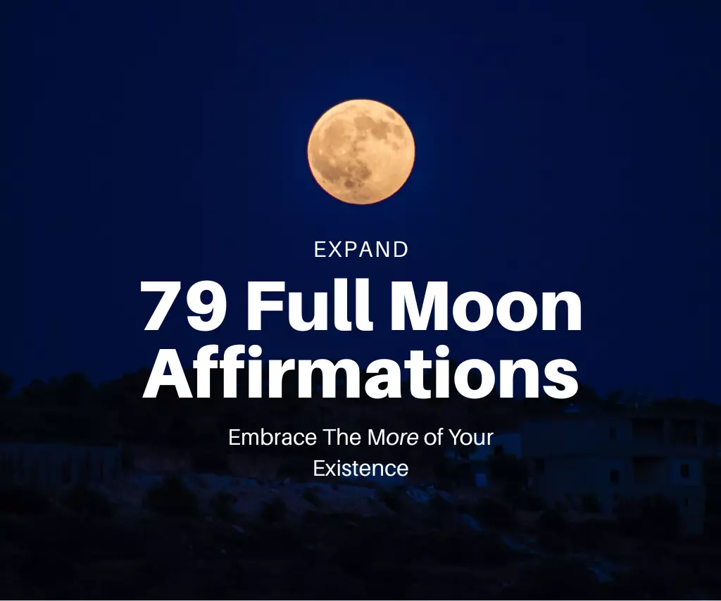 this is the thumbnail of the article about full moon affirmations