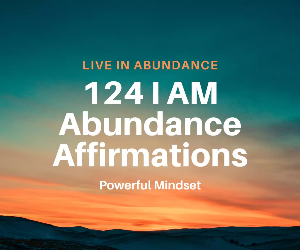 this is the thumbnail for the article about I AM Abundance Affirmations