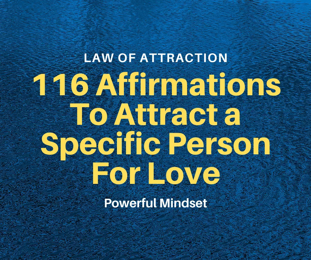 this is the thumbnail for the article about Affirmations To Attract a Specific Person For Love