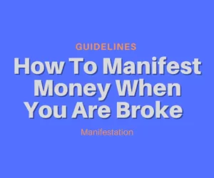 this image introduces the paragraph about how to attract money when you are broke