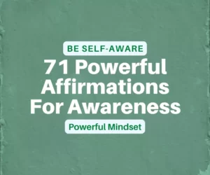 this is the thumbnail for the article about Affirmations For Awareness