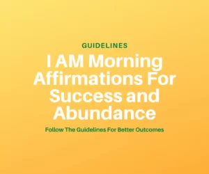 this image is related to the article about I AM morning affirmations for success