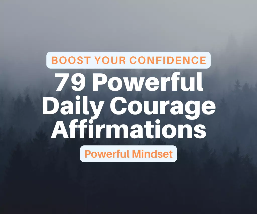 this is the thumbnail for the article about Daily Courage Affirmations
