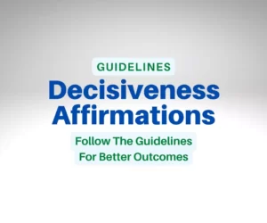 this image is related to the article about decisive affirmations
