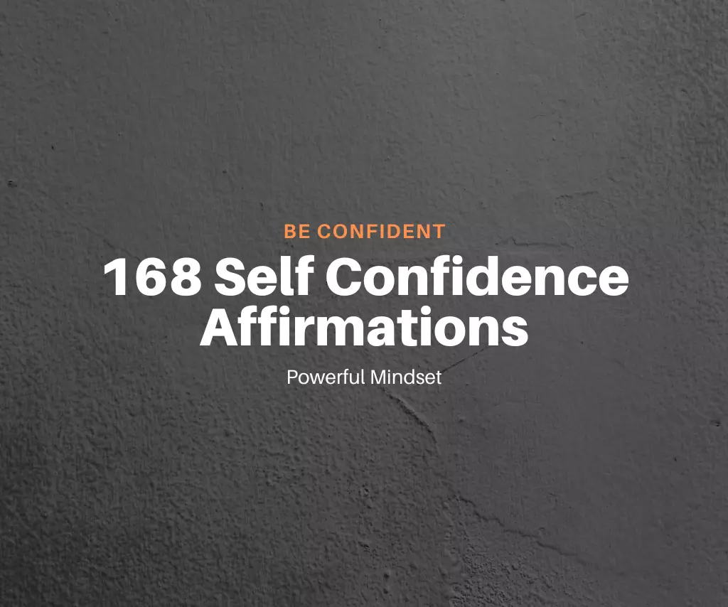 this is the thumbnail for the article about Self Confidence Affirmations